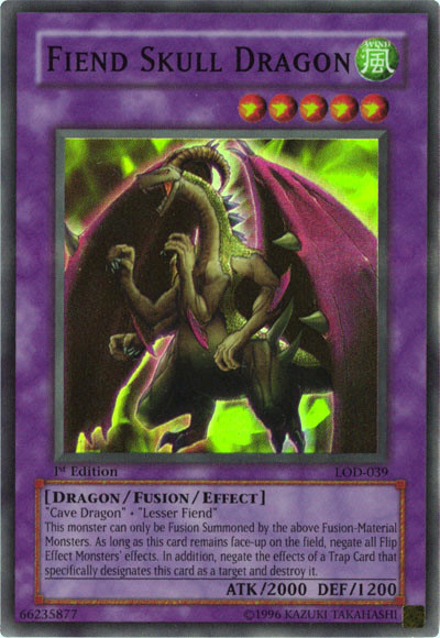 Fiend Skull Dragon [LOD-039] Super Rare | Cracking-Singles