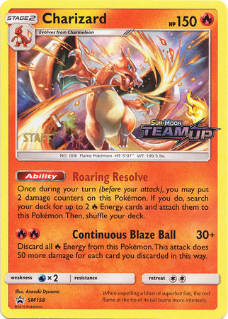 Charizard (SM158) (Staff) [Sun & Moon: Black Star Promos] | Cracking-Singles