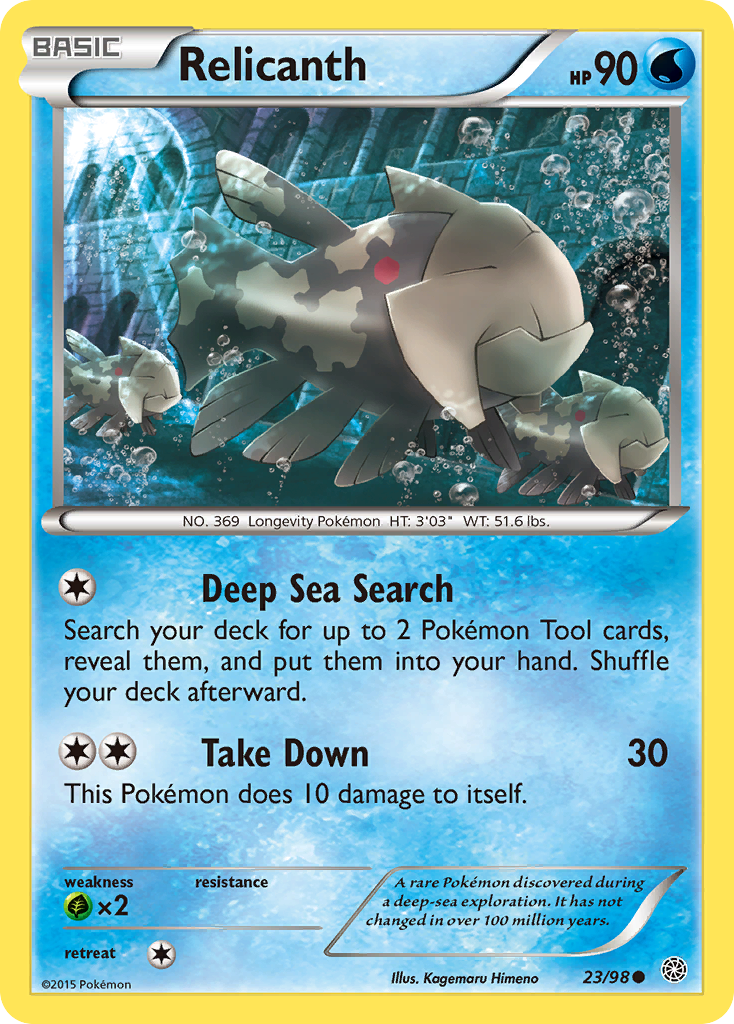 Relicanth (23/98) [XY: Ancient Origins] | Cracking-Singles