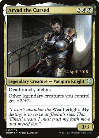 Arvad the Cursed [Dominaria Promos] | Cracking-Singles