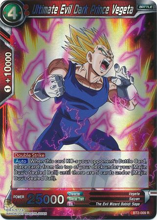 Ultimate Evil Dark Prince Vegeta [BT2-009] | Cracking-Singles