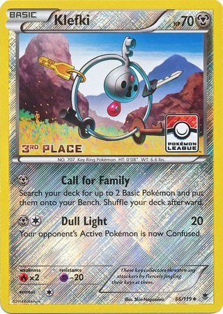 Klefki (66/119) (League Promo 3rd Place) [XY: Phantom Forces] | Cracking-Singles