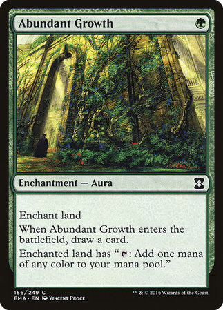 Abundant Growth [Eternal Masters] | Cracking-Singles