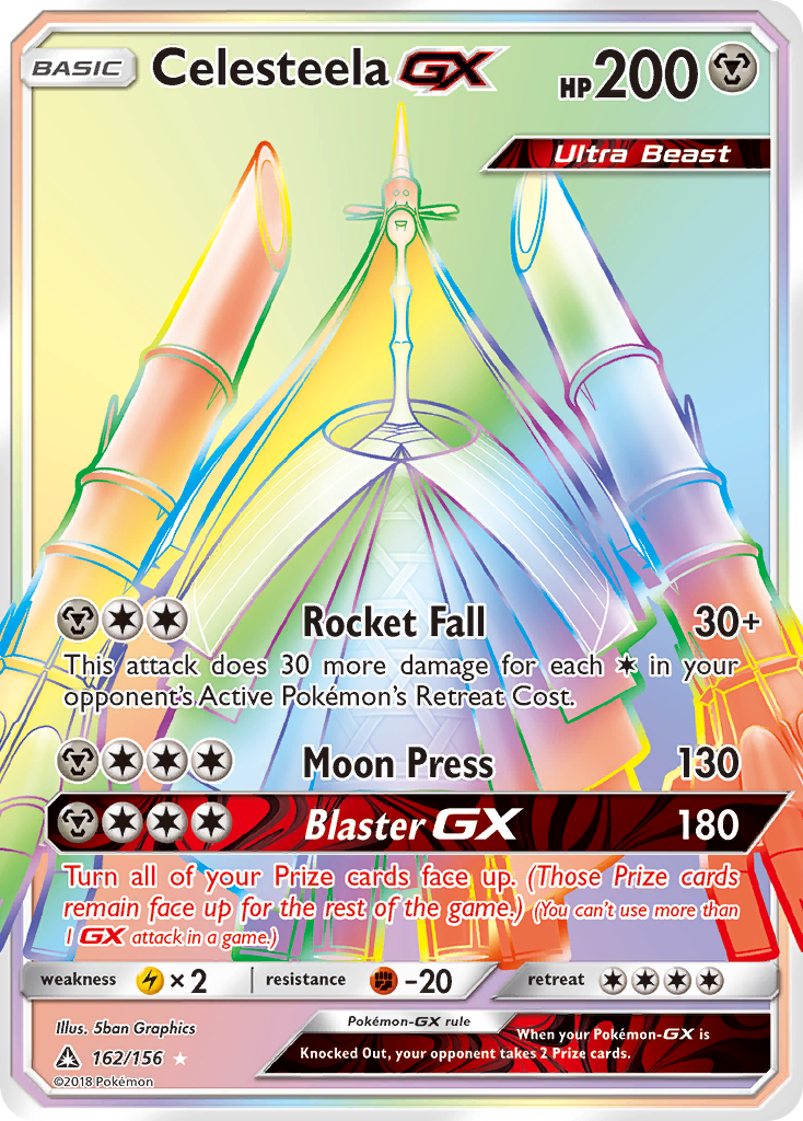 Celesteela GX (162/156) [Sun & Moon: Ultra Prism] | Cracking-Singles