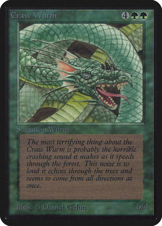 Craw Wurm [Limited Edition Alpha] | Cracking-Singles