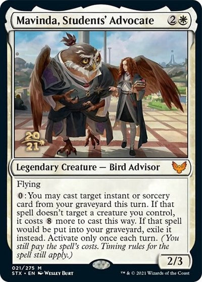 Mavinda, Students' Advocate [Strixhaven: School of Mages Prerelease Promos] | Cracking-Singles