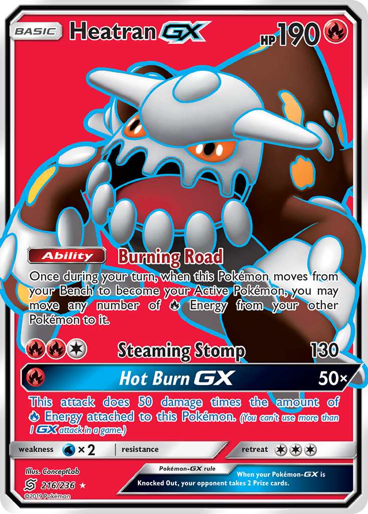 Heatran GX (216/236) [Sun & Moon: Unified Minds] | Cracking-Singles