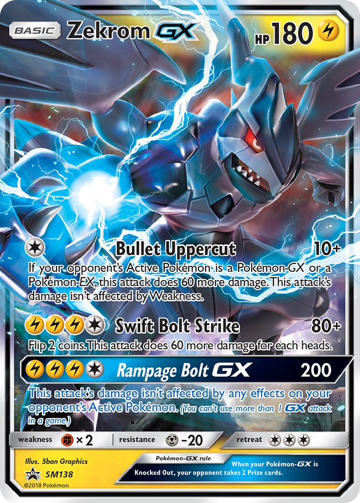 Zekrom GX (SM138) [Sun & Moon: Black Star Promos] | Cracking-Singles