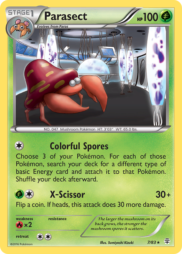 Parasect (7/83) [XY: Generations] | Cracking-Singles