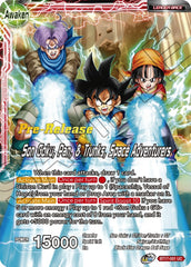 Son Goku // Son Goku, Pan, and Trunks, Space Adventurers (BT17-001) [Ultimate Squad Prerelease Promos] | Cracking-Singles