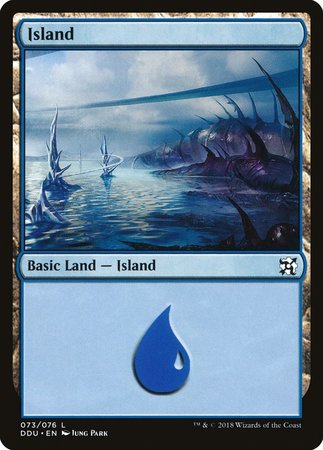 Island (73) [Duel Decks: Elves vs. Inventors] | Cracking-Singles