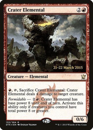 Crater Elemental [Dragons of Tarkir Promos] | Cracking-Singles