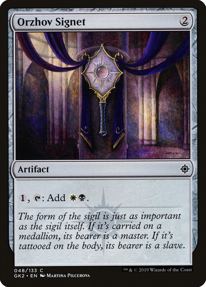 Orzhov Signet [Ravnica Allegiance Guild Kit] | Cracking-Singles