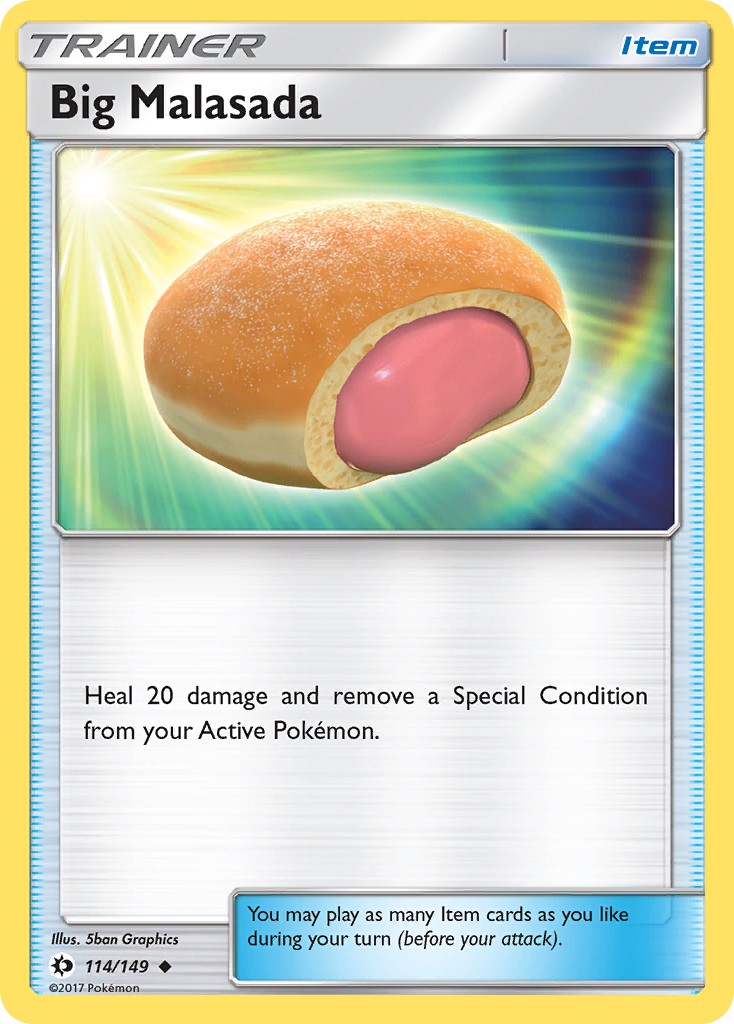 Big Malasada (114/149) [Sun & Moon: Base Set] | Cracking-Singles