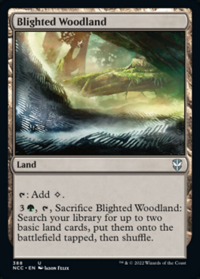 Blighted Woodland [Streets of New Capenna Commander] | Cracking-Singles