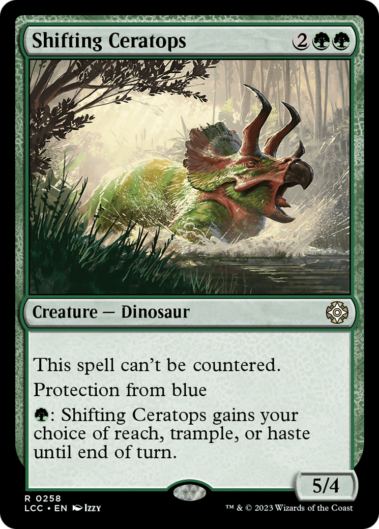 Shifting Ceratops [The Lost Caverns of Ixalan Commander] | Cracking-Singles