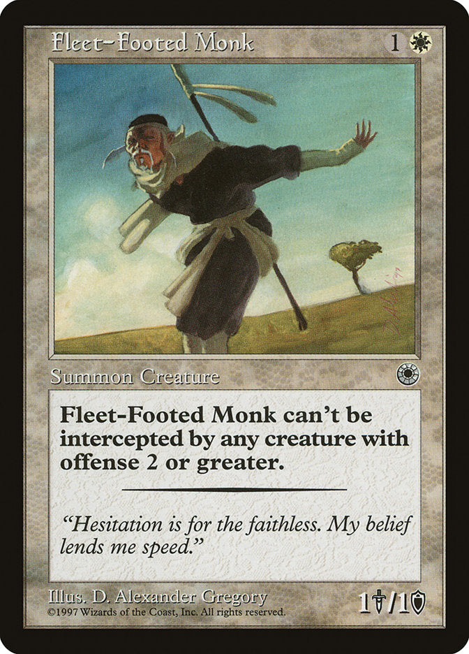 Fleet-Footed Monk [Portal] | Cracking-Singles