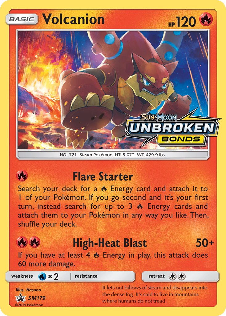 Volcanion (SM179) [Sun & Moon: Black Star Promos] | Cracking-Singles