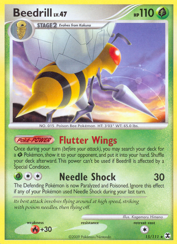 Beedrill (15/111) [Platinum: Rising Rivals] | Cracking-Singles