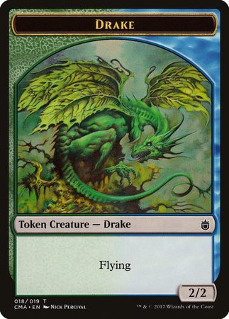 Drake Token (018) [Commander Anthology Tokens] | Cracking-Singles