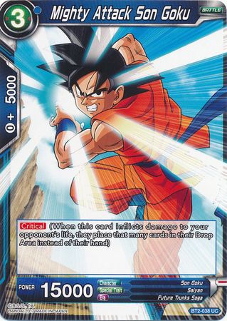 Mighty Attack Son Goku [BT2-038] | Cracking-Singles