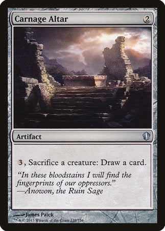 Carnage Altar [Commander 2013] | Cracking-Singles