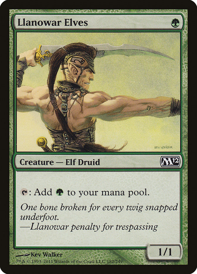 Llanowar Elves [Magic 2012] | Cracking-Singles