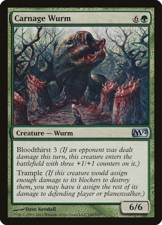 Carnage Wurm [Magic 2012] | Cracking-Singles