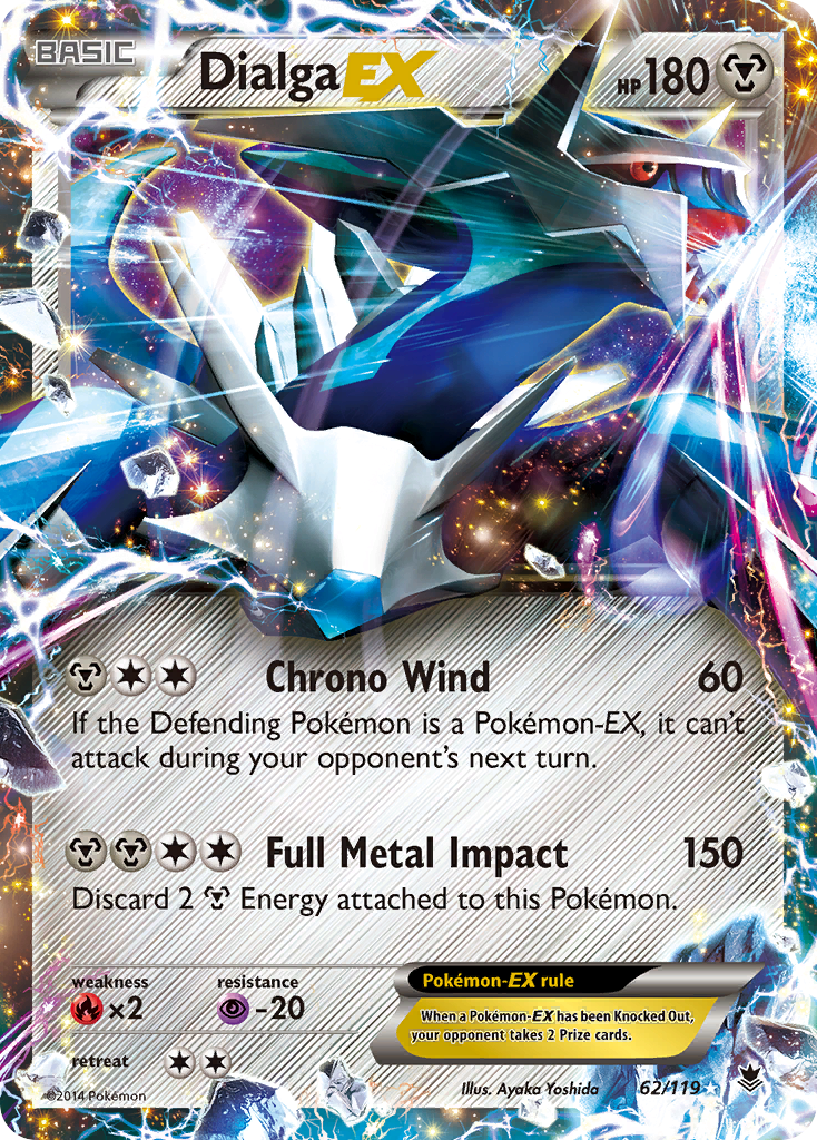 Dialga EX (62/119) [XY: Phantom Forces] | Cracking-Singles