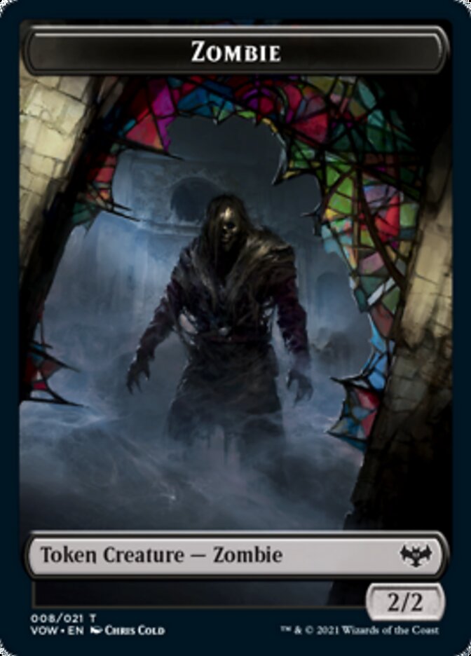 Zombie Token (008) [Innistrad: Crimson Vow Tokens] | Cracking-Singles