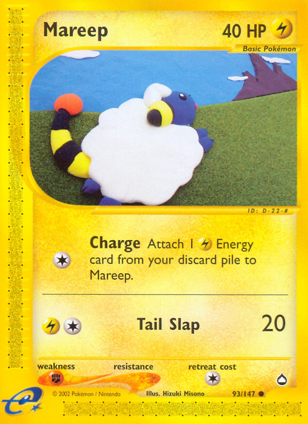 Mareep (93/147) [Aquapolis] | Cracking-Singles