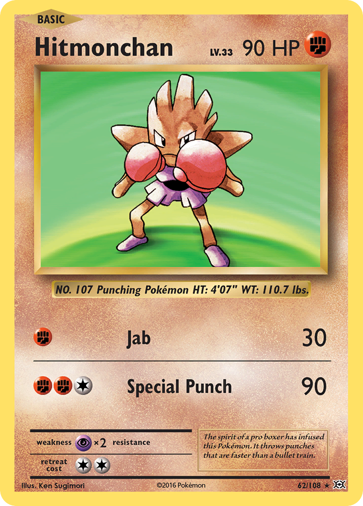 Hitmonchan (62/108) [XY: Evolutions] | Cracking-Singles