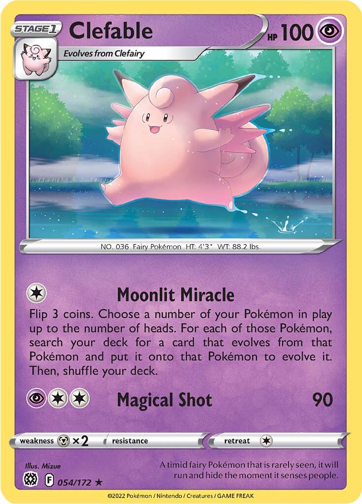 Clefable (054/172) [Sword & Shield: Brilliant Stars] | Cracking-Singles