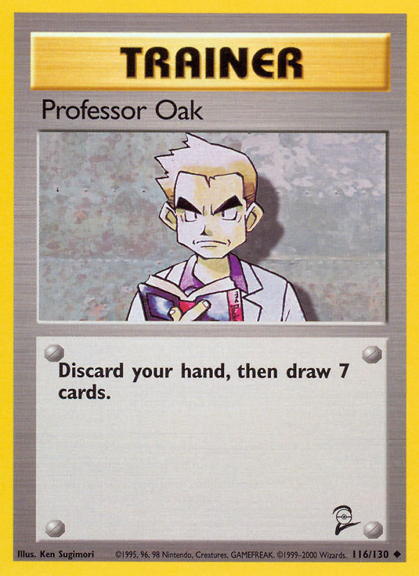 Professor Oak (116/130) [Base Set 2] | Cracking-Singles