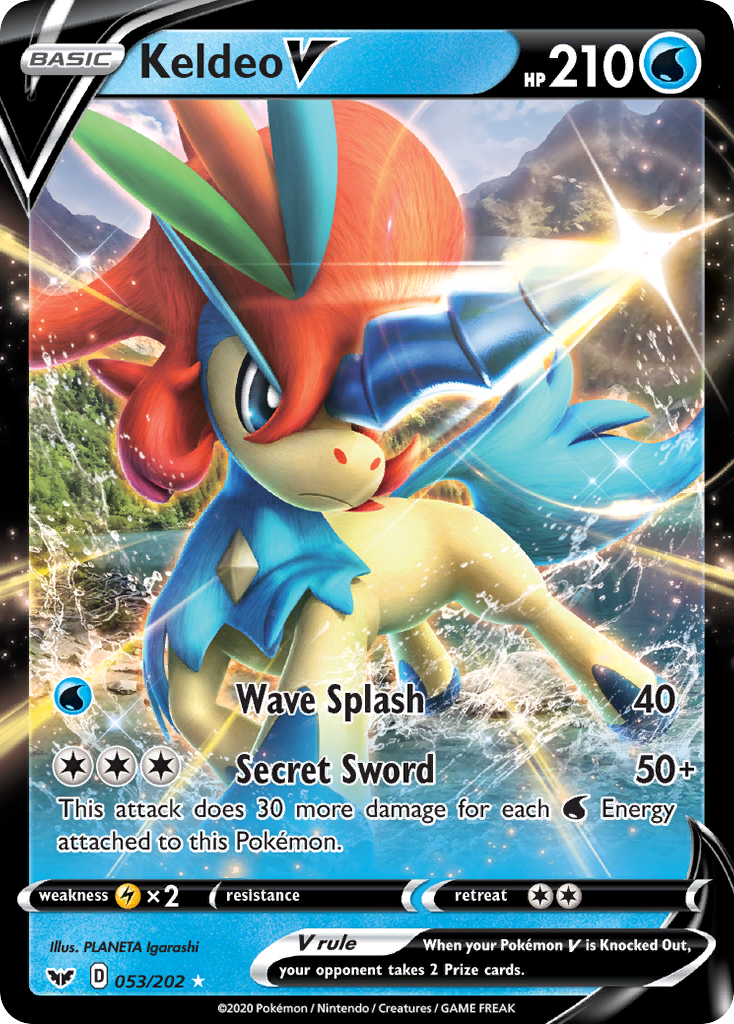 Keldeo V (053/202) [Sword & Shield: Base Set] | Cracking-Singles