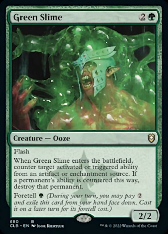 Green Slime [Commander Legends: Battle for Baldur's Gate] | Cracking-Singles