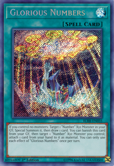 Glorious Numbers [BLRR-EN035] Secret Rare | Cracking-Singles