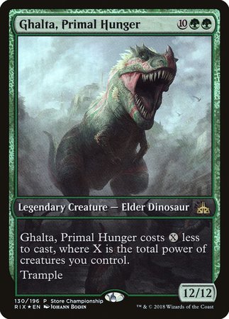 Ghalta, Primal Hunger [Rivals of Ixalan Promos] | Cracking-Singles