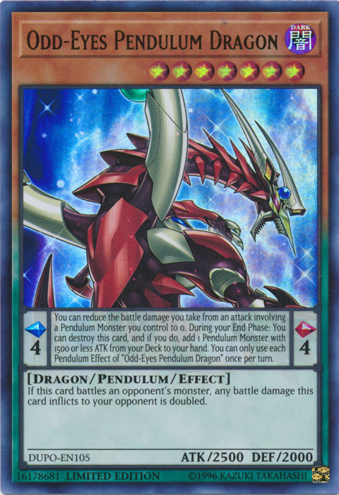 Odd-Eyes Pendulum Dragon [DUPO-EN105] Ultra Rare | Cracking-Singles