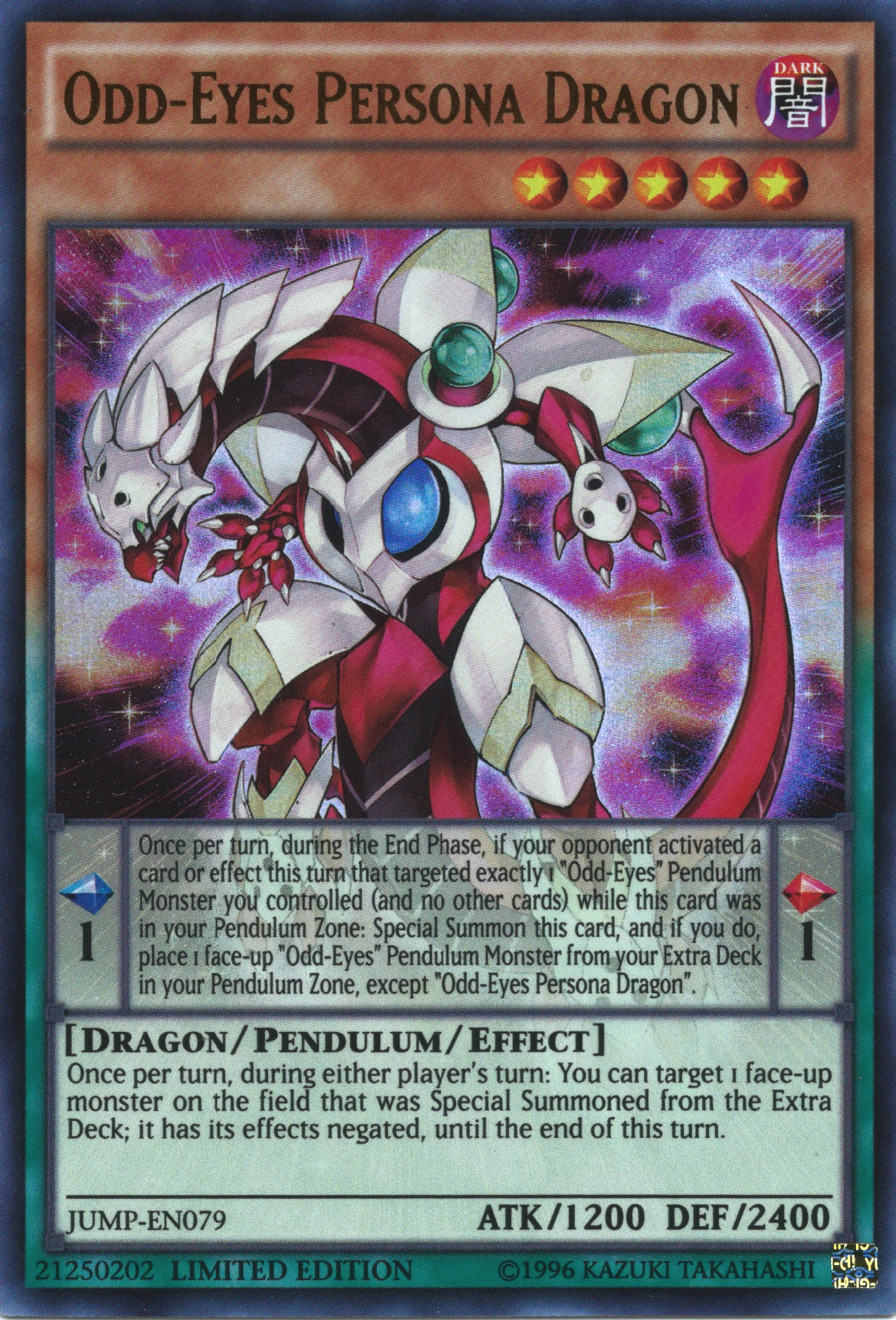 Odd-Eyes Persona Dragon [JUMP-EN079] Ultra Rare | Cracking-Singles