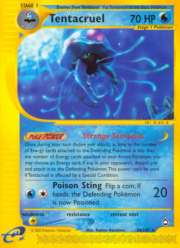 Tentacruel (38/147) [Aquapolis] | Cracking-Singles