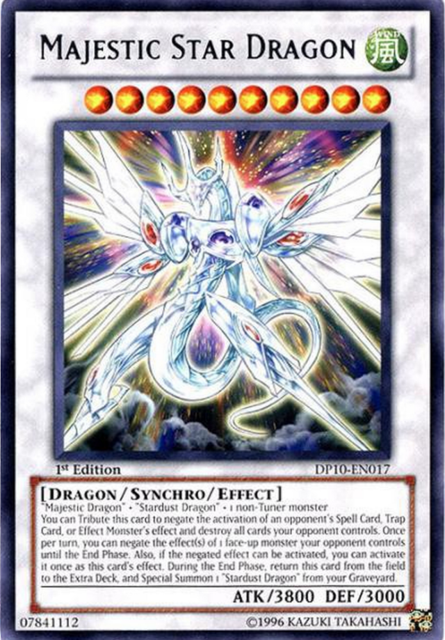 Majestic Star Dragon [DP10-EN017] Rare | Cracking-Singles