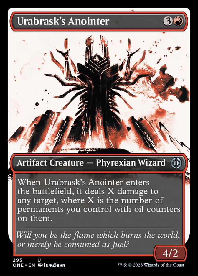 Urabrask's Anointer (Showcase Ichor) [Phyrexia: All Will Be One] | Cracking-Singles