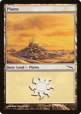 Plains (288) [Mirrodin] | Cracking-Singles