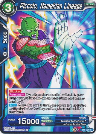 Piccolo, Namekian Lineage [BT9-029] | Cracking-Singles