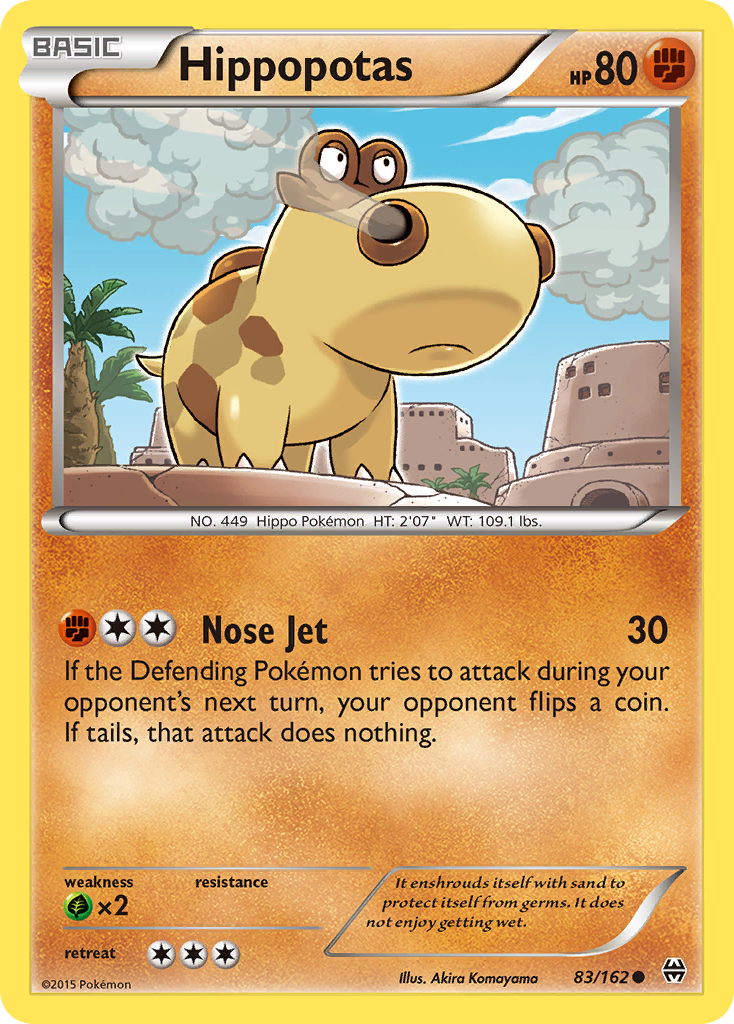 Hippopotas (83/162) [XY: BREAKthrough] | Cracking-Singles