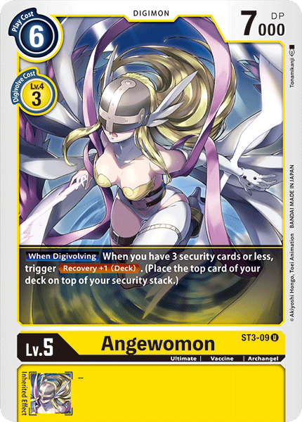 Angewomon [ST3-09] [Starter Deck: Heaven's Yellow] | Cracking-Singles