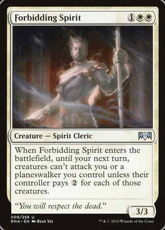 Forbidding Spirit [Ravnica Allegiance] | Cracking-Singles