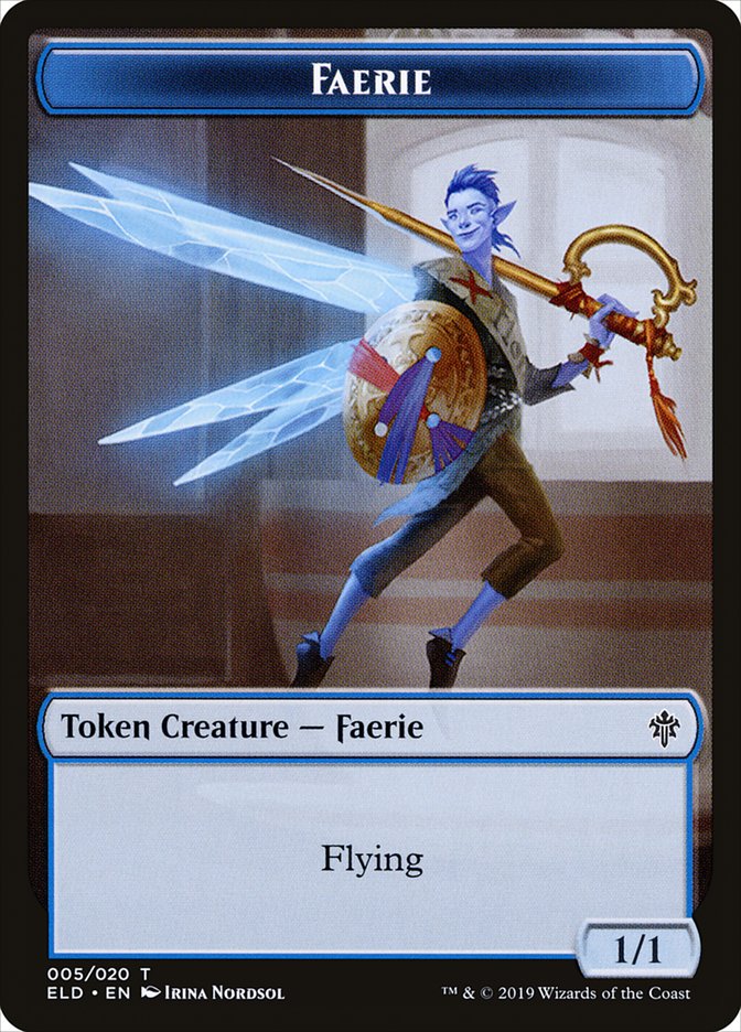 Faerie [Throne of Eldraine Tokens] | Cracking-Singles