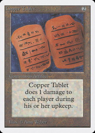 Copper Tablet [Unlimited Edition] | Cracking-Singles